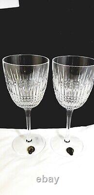 Lismore Diamond Red Wine Pair set of 2 Boxed with tags # 160018