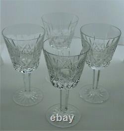 Lismore Waterford Wine Glass 4 Ounce Set of 4 Beautiful Wine Glasses