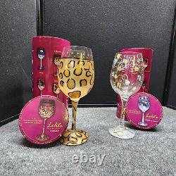 Lolita Love My Wine, Set of 8 Designer Wine Glasses NIB