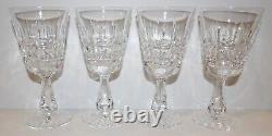 Lovely Set Of 4 Waterford Crystal Kylemore 6 Claret Wine Glasses