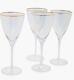 Luster Set of 28 Wine Glasses Zodax