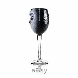 Mats Jonasson Målerås Set of 2 Strix Owl Wine Glass 24cm