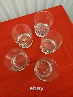 Maurice Milleur Ice Bucket Wine Old Fashion Glasses Pewter Signed Vtg Set Of 12