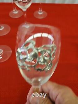 Maurice Milleur Ice Bucket Wine Old Fashion Glasses Pewter Signed Vtg Set Of 12