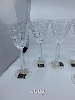 Mikasa Atrium Crystal Wine Glasses Set of 8
