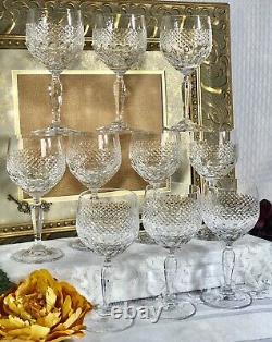 Mikasa Autumn Vale Wine Glasses Blown Glass Set of 10