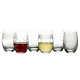 Mikasa Cheers Stemless Crystal Wine Glasses Set of 6
