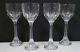 Mikasa Park Lane Crystal Wine Hocks Set Of Four (4) 8 1/4 Tall Euc