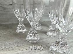 Mikasa Park Lane Crystal wine glasses Set of 6 Pristine Condition