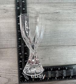 Mikasa Park Lane Crystal wine glasses Set of 6 Pristine Condition