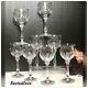 Mikasa Versailles Wine Glasses with Cut leaves 7 1/8 tall Set of 8