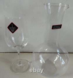 NEW Riedel Vinum Syrah 7 Piece Wine Glass Carafe Set + Decanter