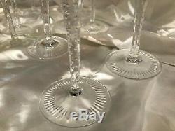 Nachtmann Traube Cut to Clear Bohemian Wine Hocks/Glasses Crystal Set/12+extra
