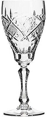 Neman TM6997 (6PACK) Hand Made Vintage Crystal Wine Glasses, 7.7oz. Set of 6