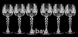 Neman TM7565, 8 Oz Wine Glasses / Goblets, Hand-made. Set of 6