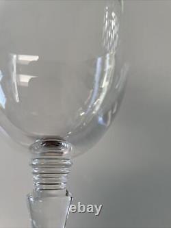 New. Saint Louis Crystal Wine Glass. 7.5 H. Set Of 6
