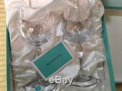New Tiffany & Co. 5th Avenue Bone China Mug Cup & Wine glass pair set with box