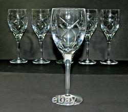 New Waterford Crystal Siren Wine Glasses Set of 6