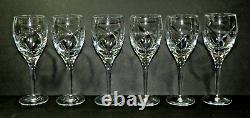 New Waterford Crystal Siren Wine Glasses Set of 6