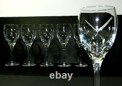 New Waterford Crystal Siren Wine Glasses Set of 6