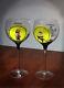 Nightmare Before Christmas Wine Glass Set 2004 New