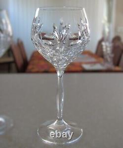 Noritake Set of 5 Rothschild Crystal Wine Glasses Mint Condition