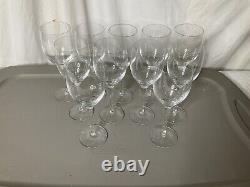 Orrefors Illusion Crystal Claret Wine Glass Set of 11