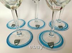 Orrefors Maja Wine Sherry Glass Eva England Set Of 5