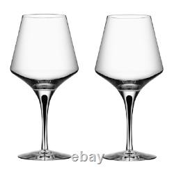 Orrefors Metropol Crystal Red Wine Glass (Set of Two)