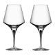 Orrefors Metropol Crystal Red Wine Glass (Set of Two)