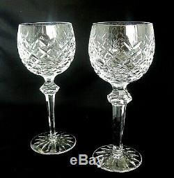 POWERSCOURT by Waterford Crystal WINE HOCK 7 1/2 Set of 2