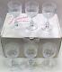 RARE Set of 6 Vintage French BACCARAT Crystal LUCULLUS VERRES Wine Stems IOB