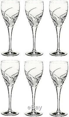 RCR CRYSTAL DA VINCI GROSSETO LARGE WINE GLASSES 32cl (SET OF 6) BRAND NEW