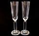 RIEDEL SOMMELIERS MILLENNIUM CHAMPANGE FLUTES, Hand Made, Austria, 2PCS SET