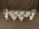 R Rene Lalique Nippon 2 Water 2 Wine 2 Champagne Coupes Glass Bowl Set 13 AS IS