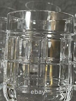 Ralph Lauren Hudson Plaid Iced Beverage Set Of Four Wine Glasses 7 Inch