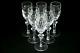 Rare Set Of 6 Waterford Curraghmore Cut Crystal Sherry Wine Glasses Stems