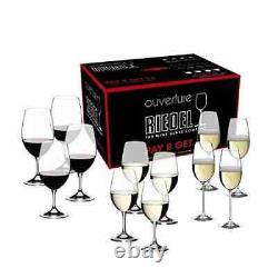Riedel Ouverture Wine Glass, Set of 12 4 Red Wine & 4 White Wine & 4 Champagne