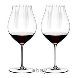Riedel Performance Pinot Noir Wine Glass Set of 6 Bundle with Wine Pourer
