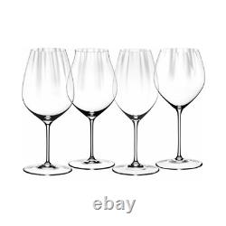 Riedel Performance Wine Glasses 4-Pack with Wine Pourer and Polishing Cloth
