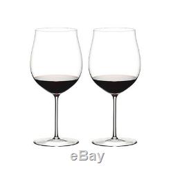 Riedel Sommeliers Burgundy Grand Cru Wine Glass, Set of 2 and Stopper Bundle