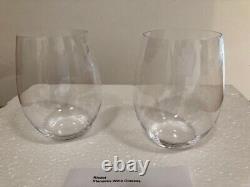 Riedel Stemless Wine Glasses SET of 12 O-Riedel Cabernet/Merlot #0414/0 Reidel