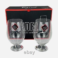 Riedel Tyrol 6 Cabernet Crystal Wine Glasses Set of 2 NIB Heavy Foot No Stem