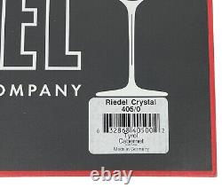 Riedel Tyrol 6 Cabernet Crystal Wine Glasses Set of 2 NIB Heavy Foot No Stem