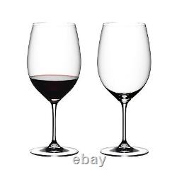 Riedel VINUM Bordeaux Glasses Set of 4 and Wine Pourer with Stopper