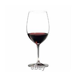 Riedel Vinum Bordeaux Wine Glasses with 3x Large Microfiber Polishing Clothes