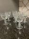 Rock Sharpe 1003-5 Glass 5 7/8 Water Wine Goblet Glasses Grape Etch Set Of 7