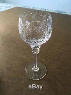Rogaska Gallia Hock Wine Glasses-Set of 9