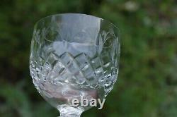 Rogaska Queen Crystal Wine Hock Glass 8 Set 8