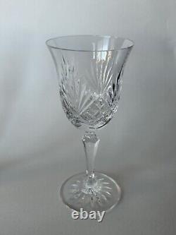 Rogaska Richmond Crystal Wine Glass 7 1/8 Set Of 4 Czechoslovakia